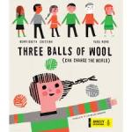 three balls of wool